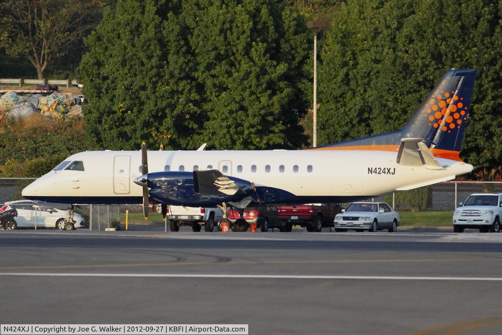 N424XJ, 1997 Saab 340B C/N 340B424, New acquistion for PenAir seen with usual livery.