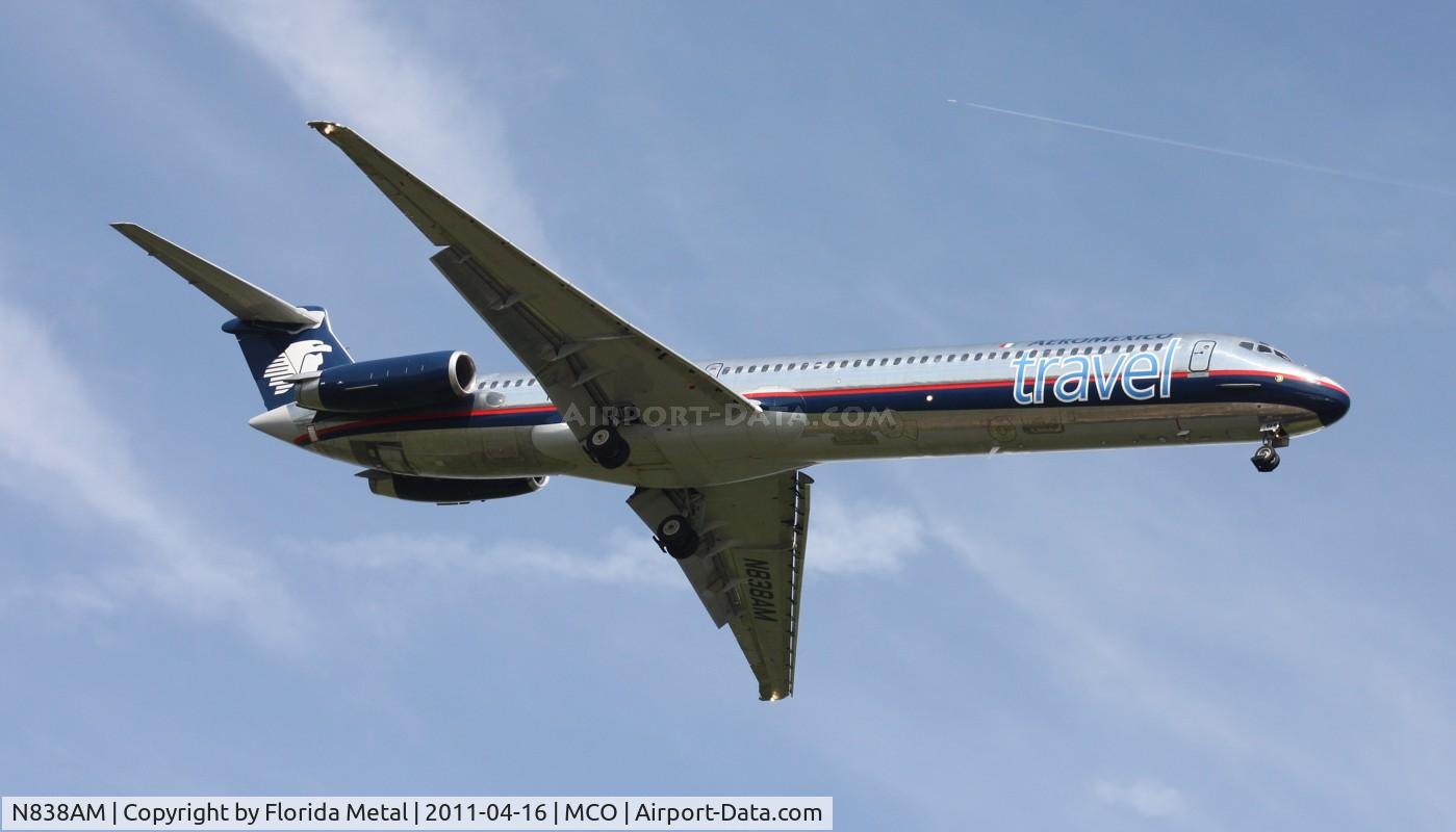 N838AM, 1986 McDonnell Douglas MD-83 (DC-9-83) C/N 49397, Aeromexico MD-83