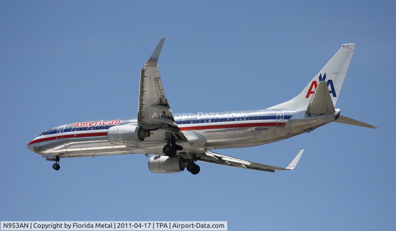 N953AN, 2001 Boeing 737-823 C/N 29539, American 737-800