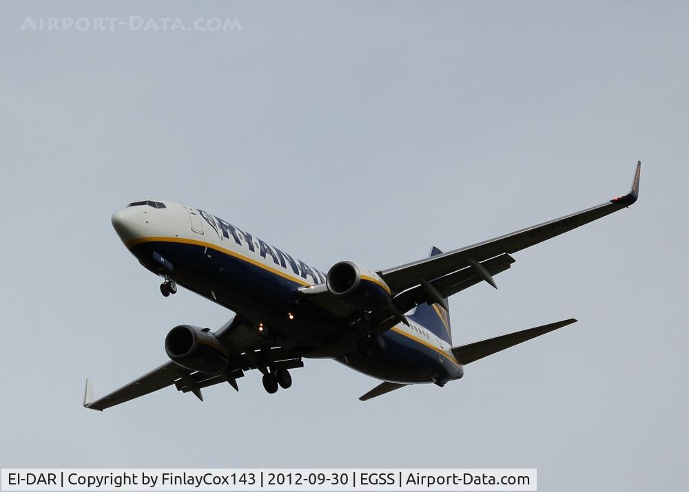 EI-DAR, 2003 Boeing 737-8AS C/N 33552, Ryanair Boeing 737-800 at London Stansted