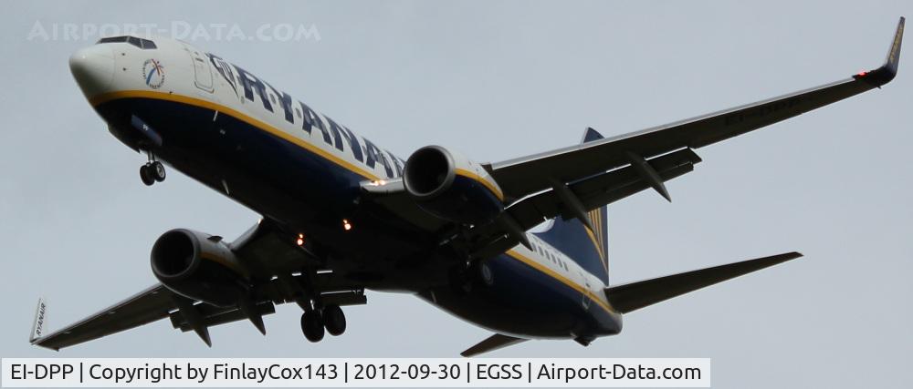 EI-DPP, 2007 Boeing 737-8AS C/N 33613, Ryanair Boeing 737-800 at London Stansted