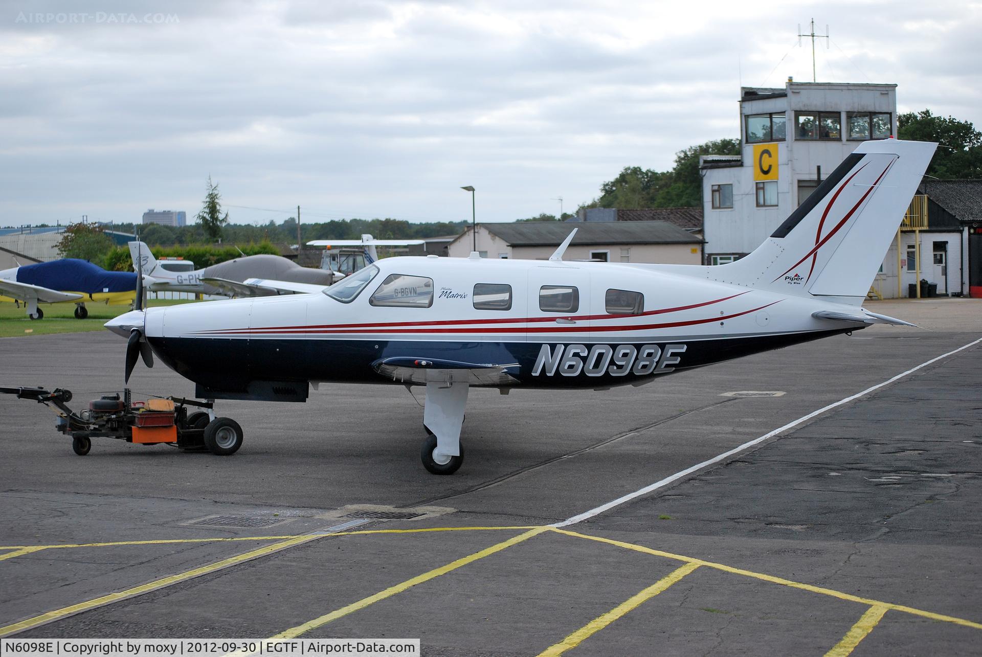 N6098E, 2010 Piper PA-46R-350T Malibu Matrix C/N 4692140, Piper PA-46 Malibu Matrix at Fairoaks.