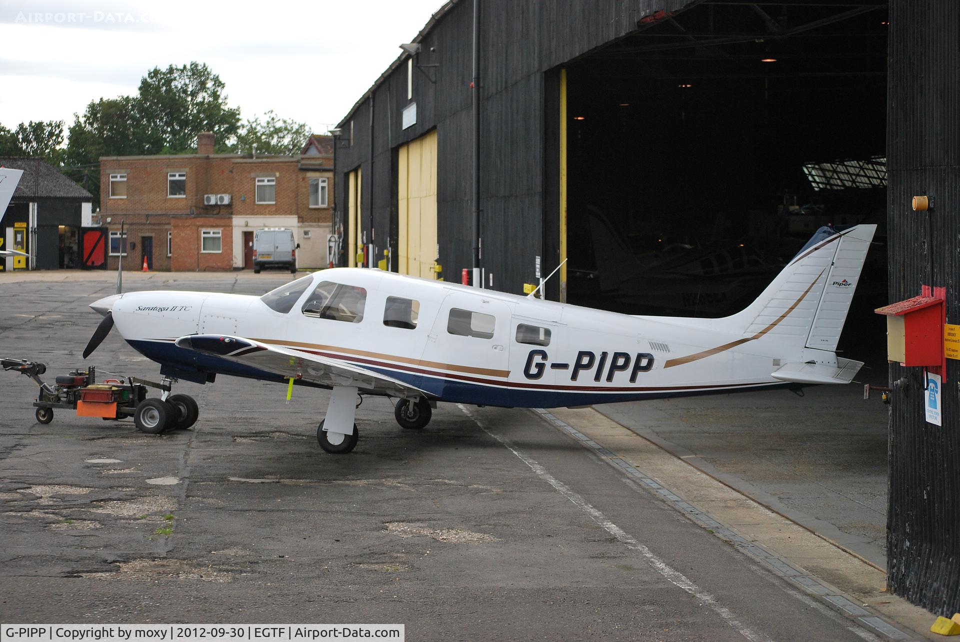 G-PIPP, 2007 Piper PA-32R-301T Turbo Saratoga C/N 3257454, Piper Saratoga II TC at Fairoaks. Ex D-ETEP