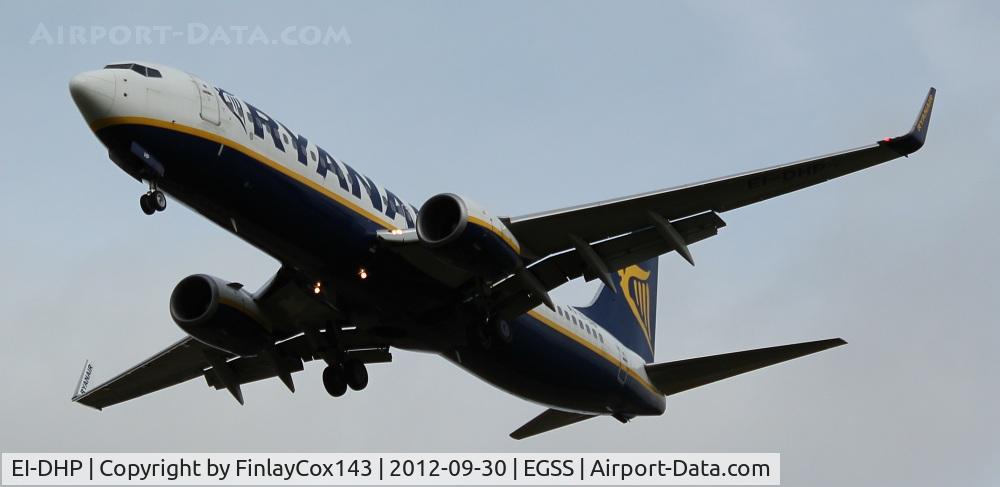 EI-DHP, 2005 Boeing 737-8AS C/N 33579, Ryanair Boeing 737-800 at London Stansted