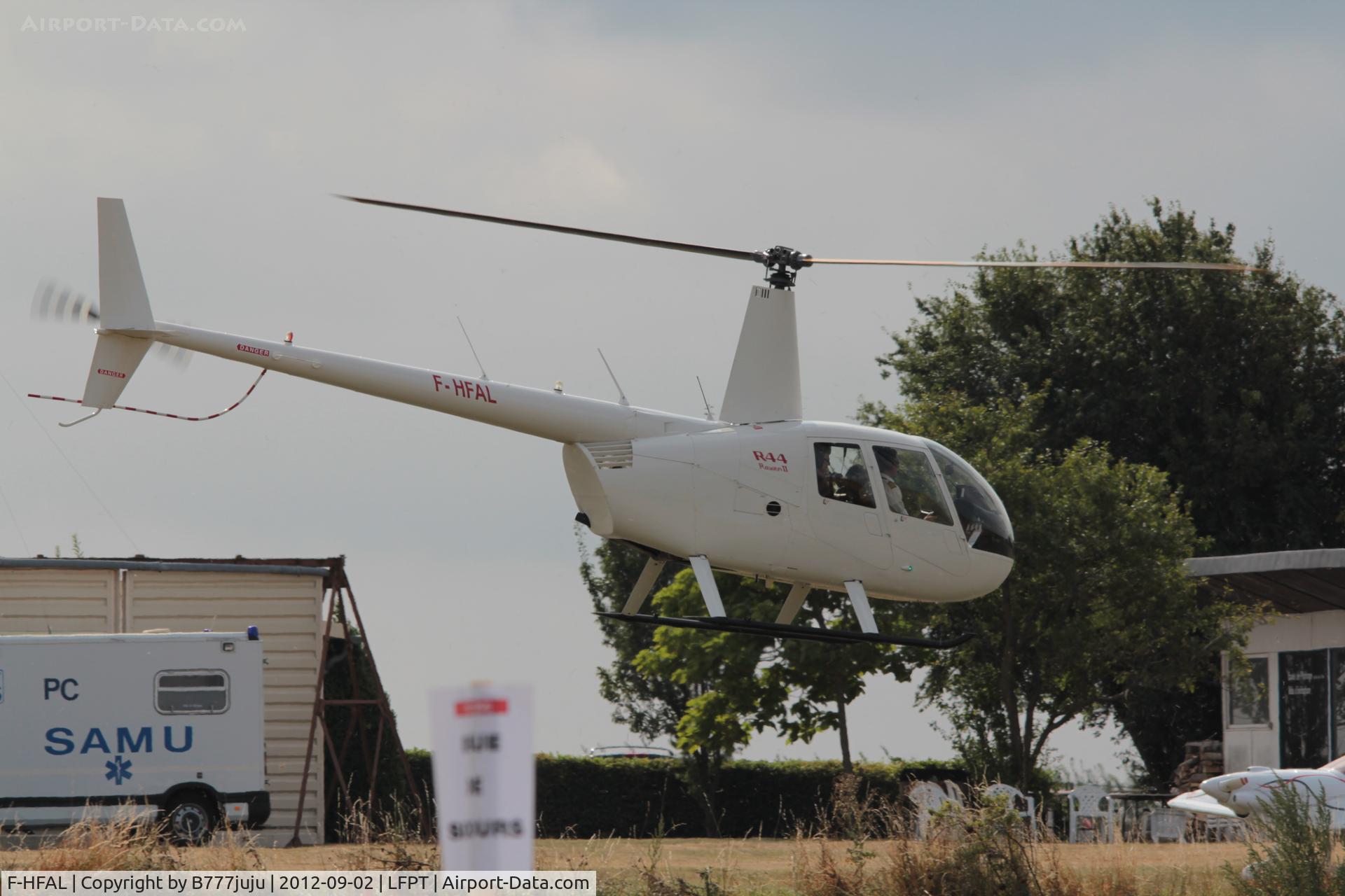 F-HFAL, Robinson R44  Raven II C/N 12651, at Pontoise