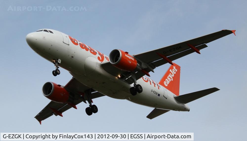 G-EZGK, 2011 Airbus A319-111 C/N 4717, easyJet Airbus A319-100 at London Stansted