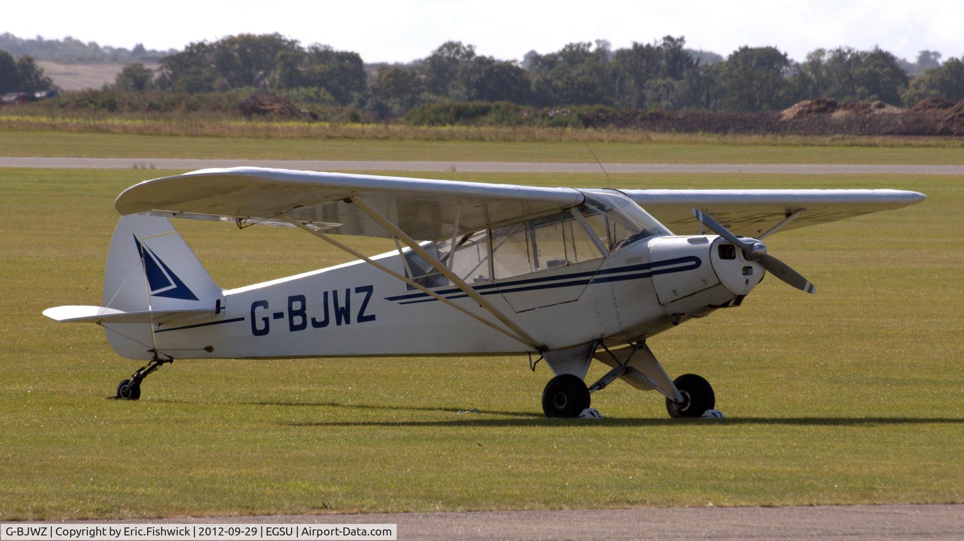 G-BJWZ, 1951 Piper L-18C Super Cub (PA-18-95) C/N 18-1361, 3. G-BJWZ visiting Duxford Airfield.