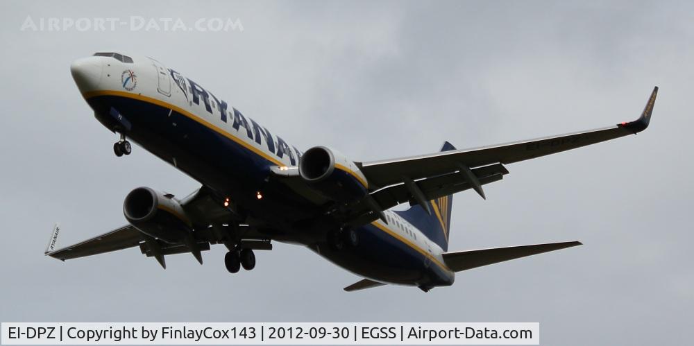 EI-DPZ, 2007 Boeing 737-8AS C/N 33616, Ryanair Boeing 737-800 at London Stansted
