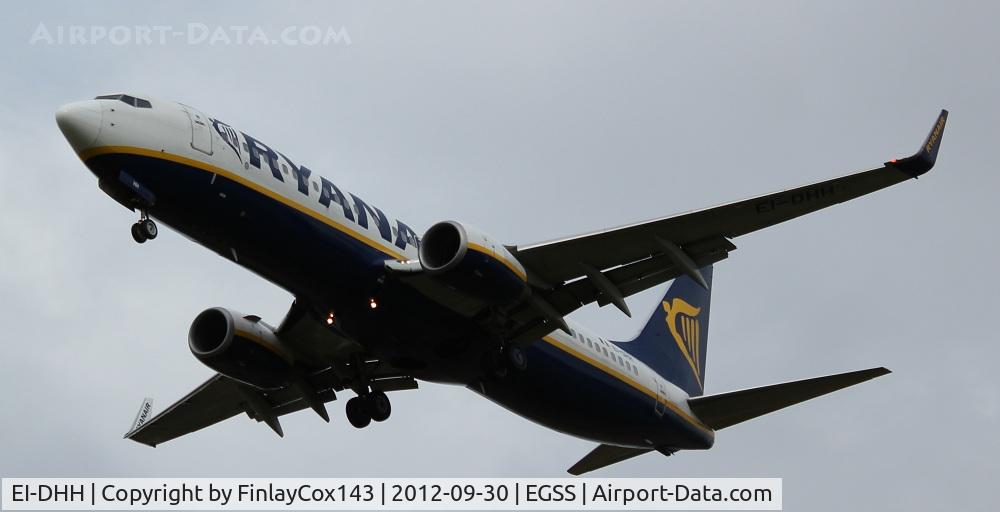 EI-DHH, 2005 Boeing 737-8AS C/N 33817, Ryanair Boeing 737-800 at London Stansted