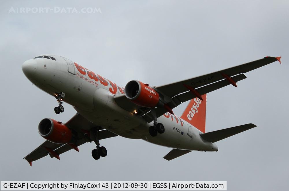 G-EZAF, 2006 Airbus A319-111 C/N 2715, easyJet Airbus A319-100 at London Stansted