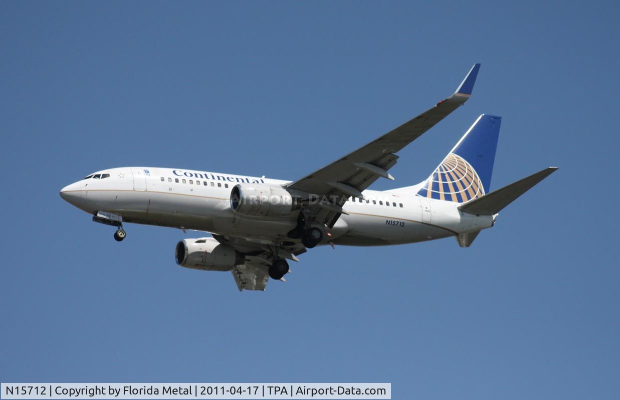 N15712, 1998 Boeing 737-724 C/N 28783, Continental 737-700
