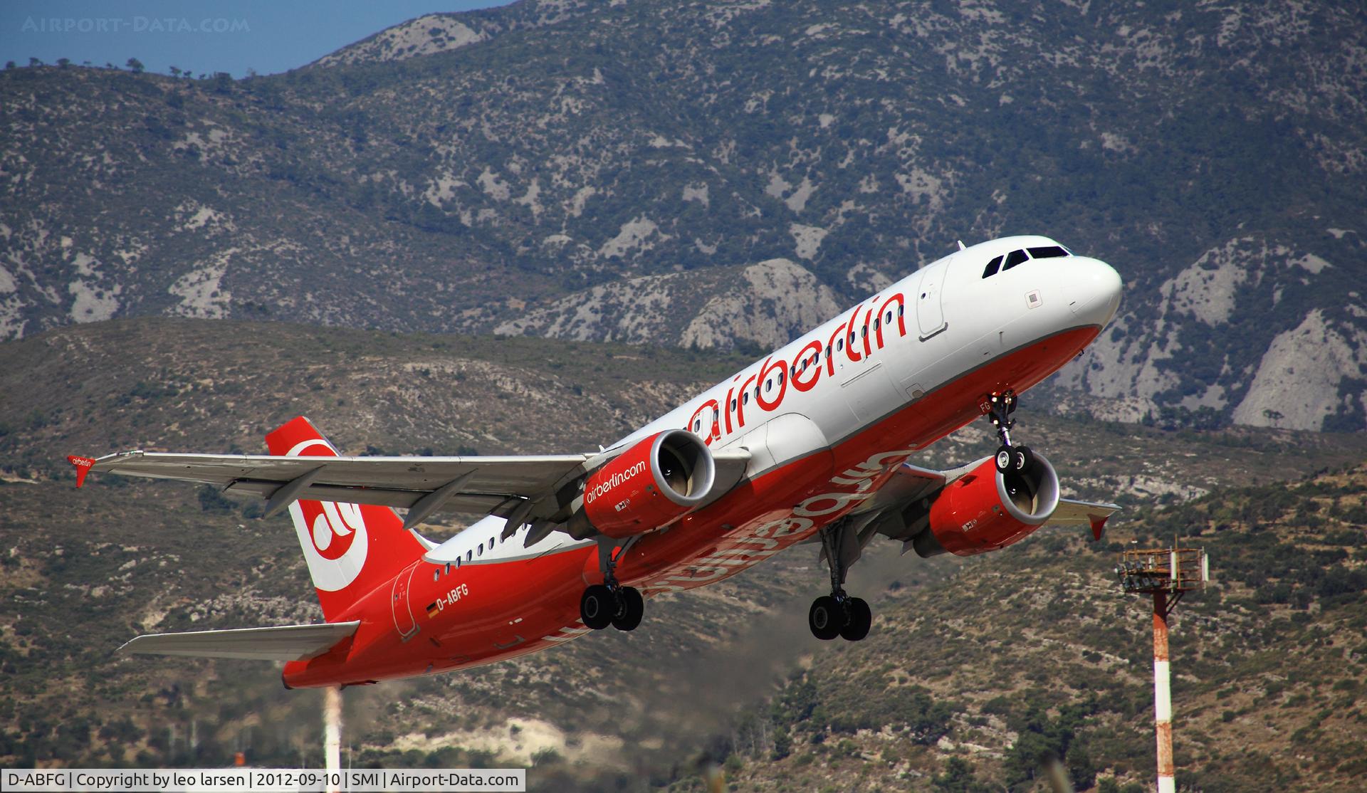 D-ABFG, 2010 Airbus A320-214 C/N 4291, Samos Greece 10.9.12