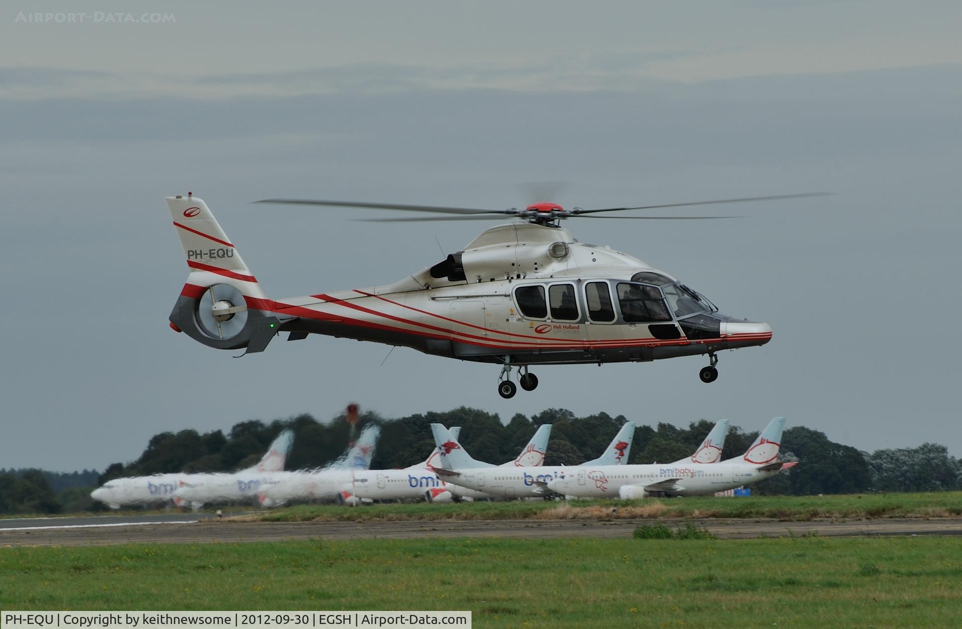 PH-EQU, 2005 Eurocopter EC-155B-1 C/N 6708, A rather nice visitor, stayed for most of the day !