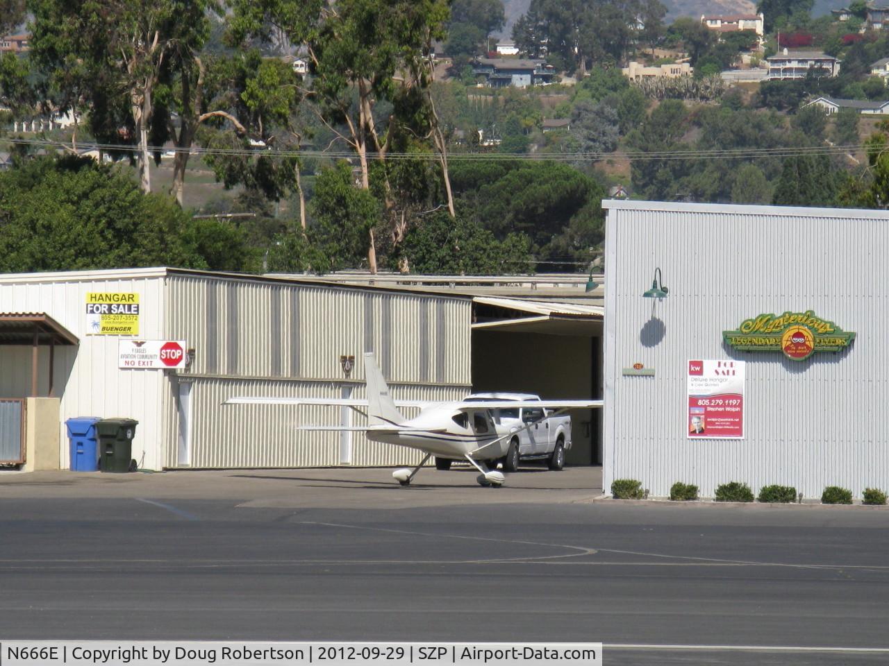 N666E, 1997 Stoddard-Hamilton GlaStar GS-1 C/N 5273, 1997 Powers GS-1 GlaStar, Lycoming O-320, to hangar