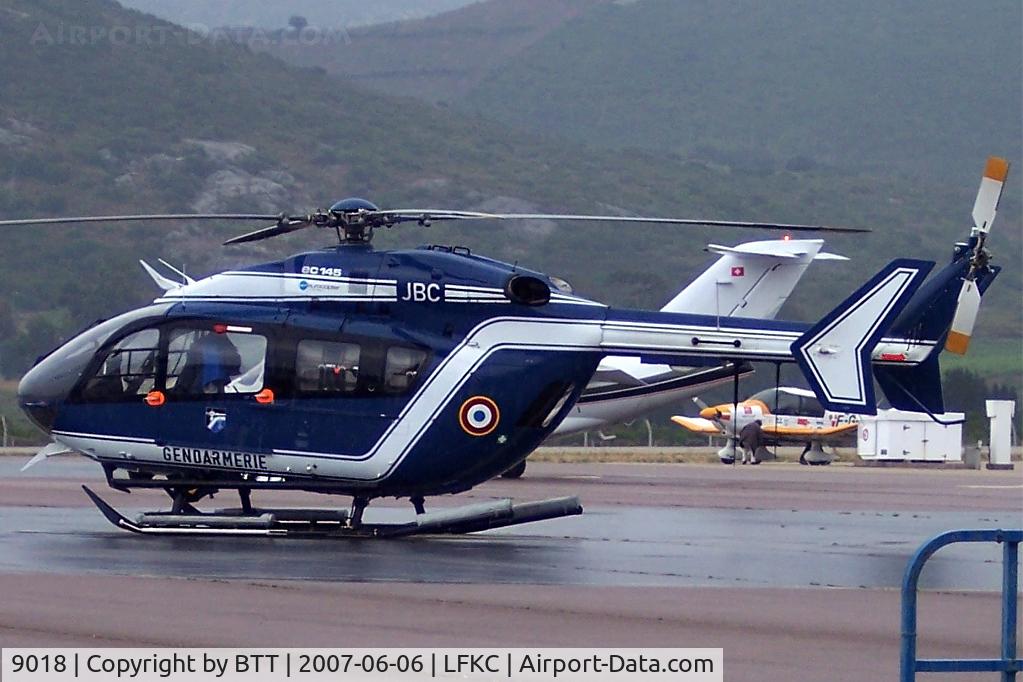 9018, 2002 Eurocopter-Kawasaki EC-145 (BK-117C-2) C/N 9018, Parked