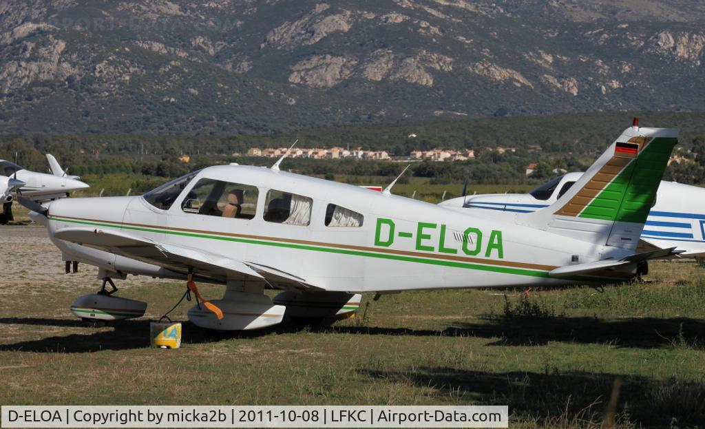 D-ELOA, 1980 Piper PA-28-161 C/N 28-8016239, Parked