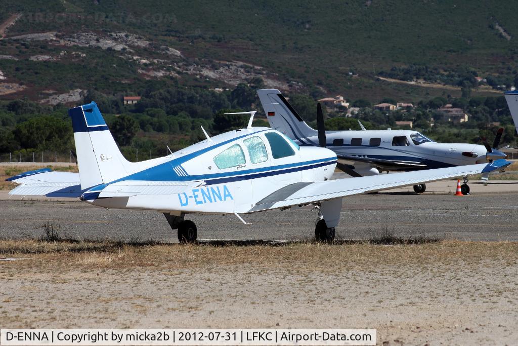 D-ENNA, 1976 Beech F33A Bonanza Bonanza C/N CE-650, Parked