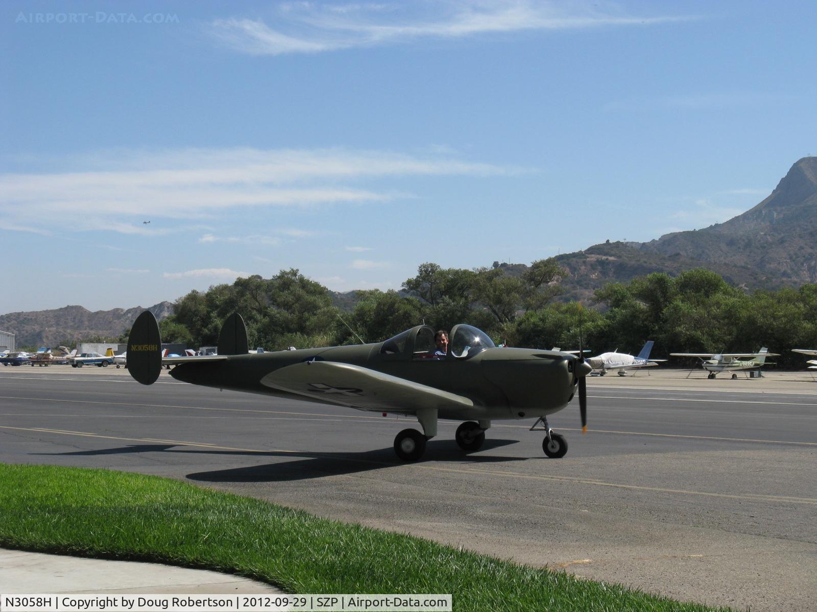 N3058H, 1946 Erco 415C Ercoupe C/N 3683, 1946 ERCO Ercoupe 415-C, Continental C85 85 Hp, refinished, taxi for the camera