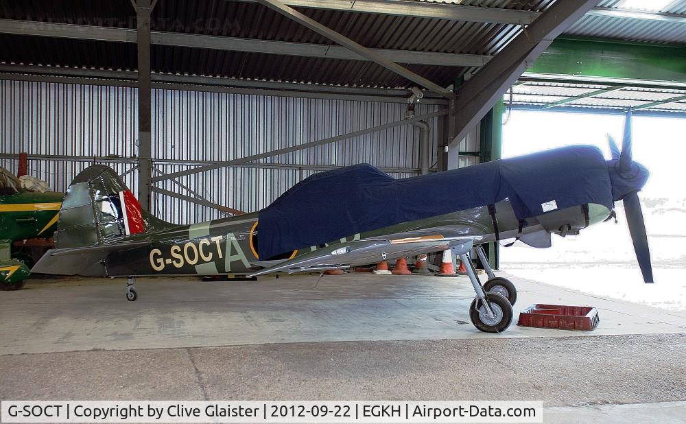 G-SOCT, 1984 Yakovlev Yak-50 C/N 842804, Ex: DOSAAF 32 > LY-XCD > G-SOCT - Originally owned into private hands in March 2004.