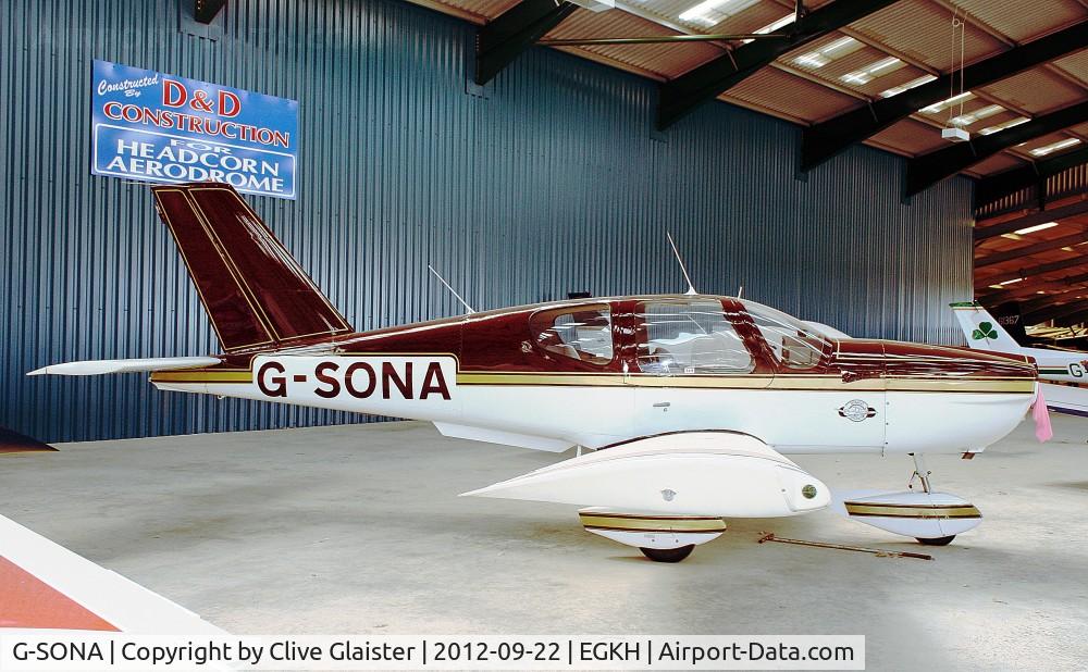 G-SONA, 1980 Socata TB-10 Tobago C/N 151, Ex: G-BIBI > G-SONA - Originally owned to, Air Touring Services Ltd in July 1980 as G-BIBI and originally owned to, Sonardyne Ltd in October 1980 as G-SONA and currently in private hands since October 2010.