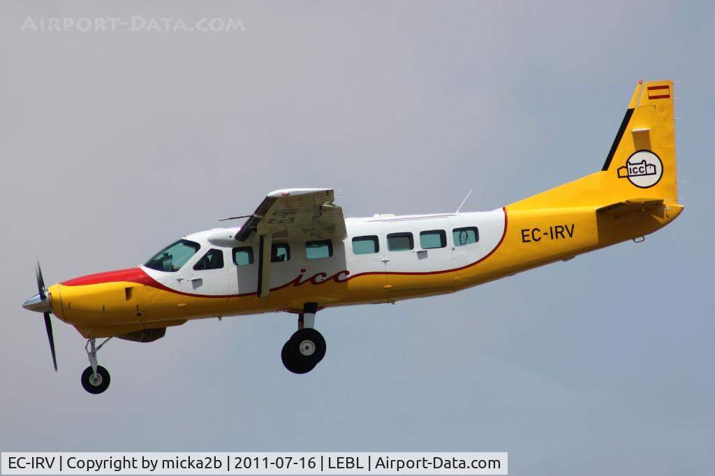 EC-IRV, 2003 Cessna 208B Grand Caravan C/N 208B1038, Landing