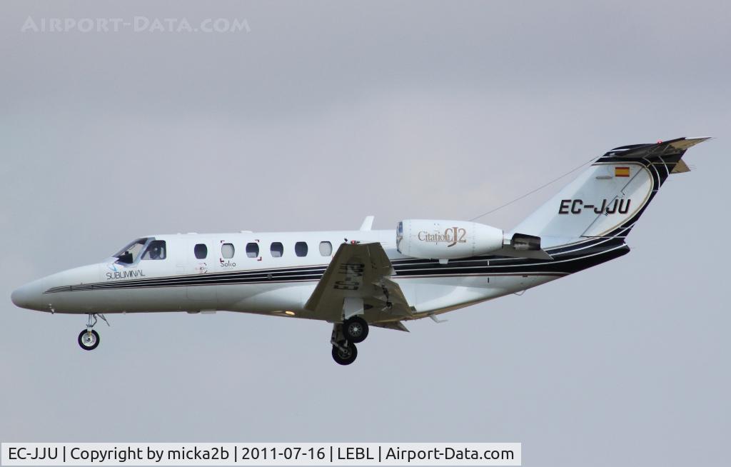 EC-JJU, 2001 Cessna 525A Citation CJ2 C/N 525A-0033, Landing