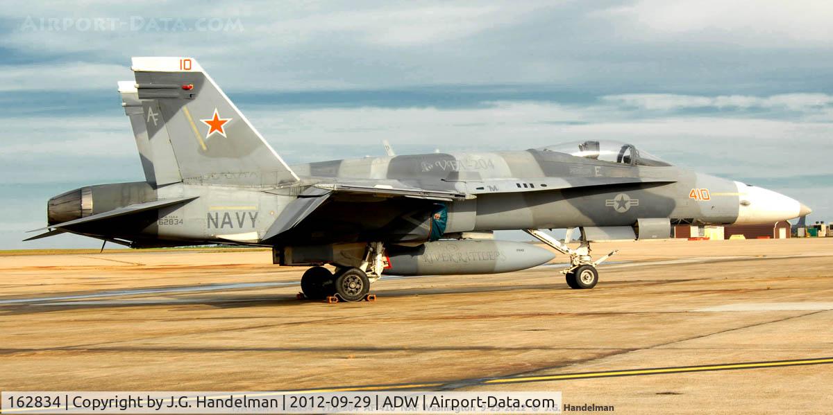 162834, McDonnell Douglas F/A-18A Hornet C/N 0351, at NAF Washington