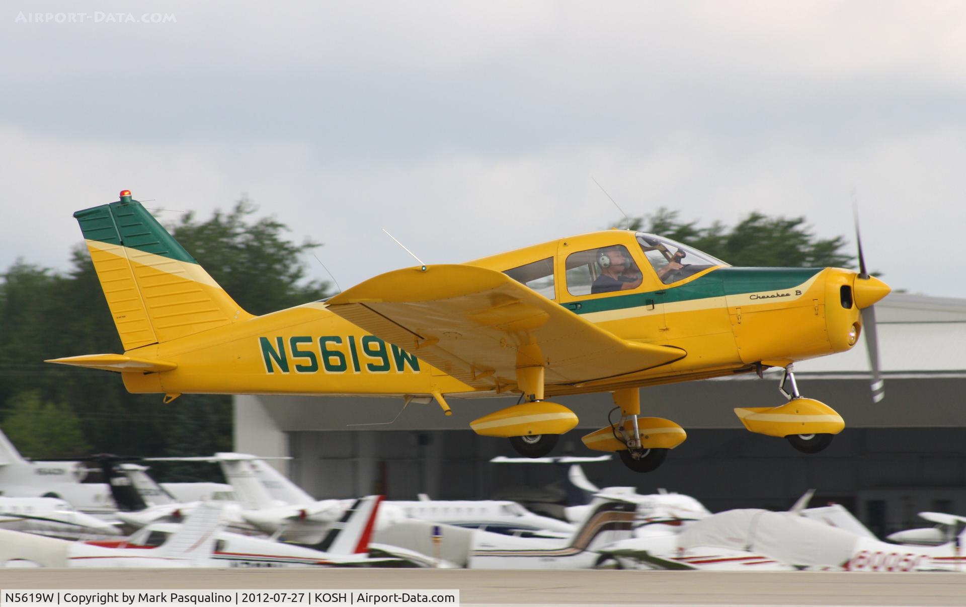 N5619W, 1962 Piper PA-28-160 Cherokee C/N 28-761, Piper PA-28-160