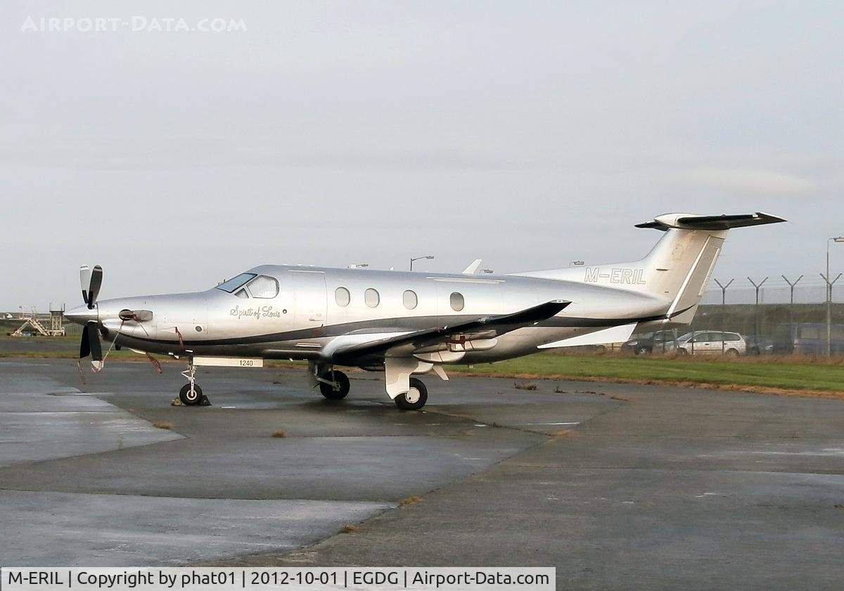 M-ERIL, 2010 Pilatus PC-12/47E C/N 1240, @ EGHQ