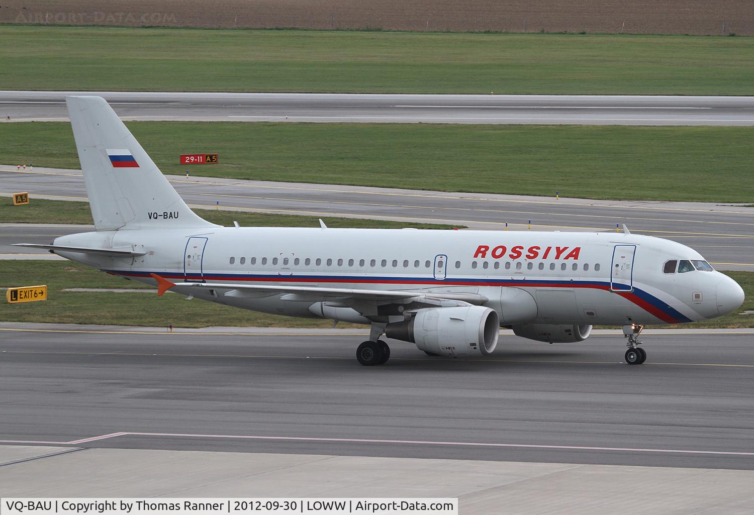 VQ-BAU, 2002 Airbus A319-111 C/N 1851, Rossiya Airbus A319