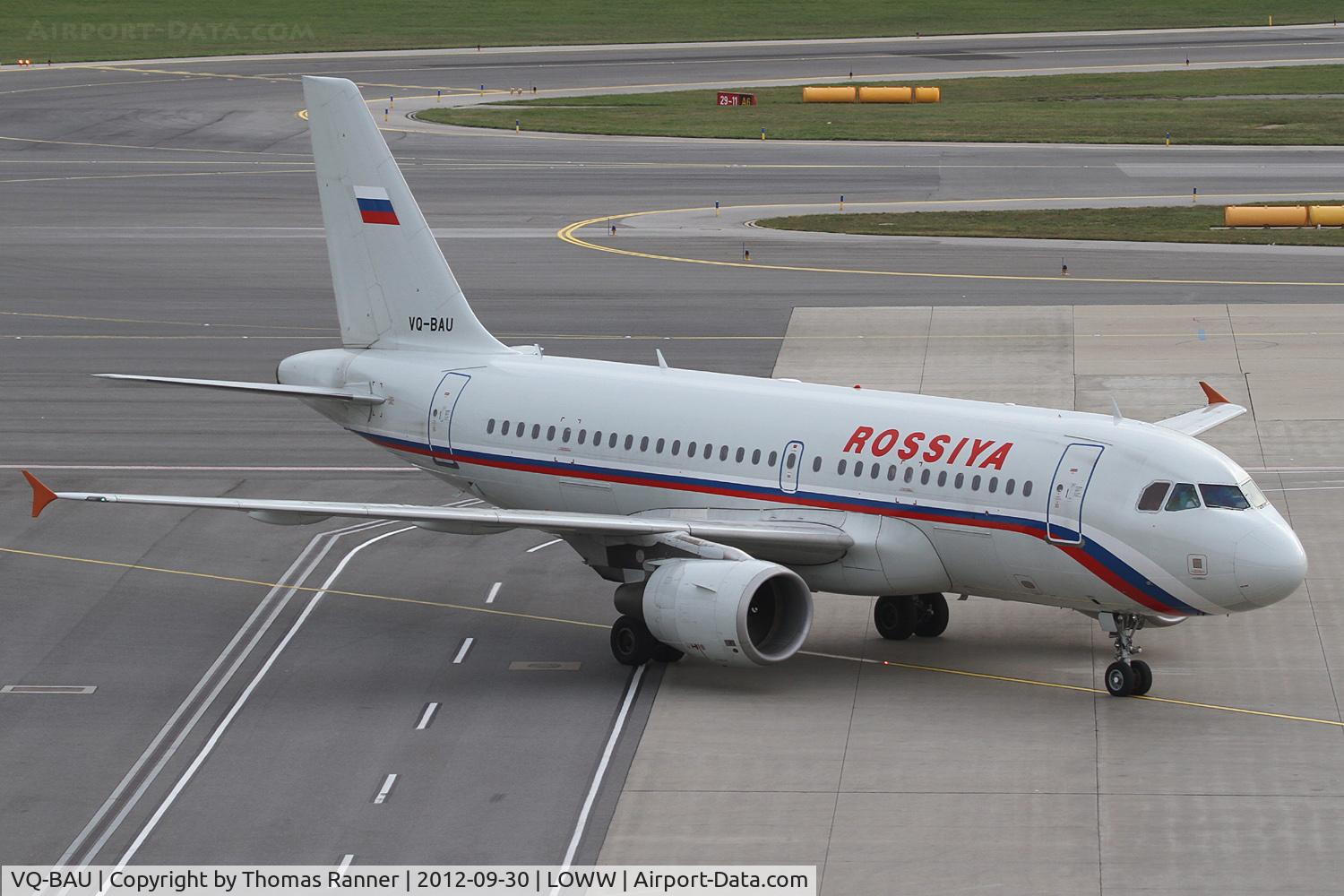 VQ-BAU, 2002 Airbus A319-111 C/N 1851, Rossiya Airbus A319