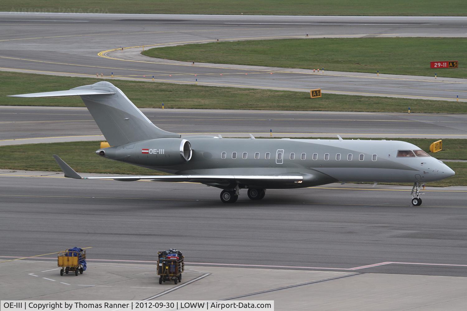 OE-III, 2010 Bombardier Global 5000 (BD-700-1A10) C/N 9401, Amira Air Bombadier BD-700