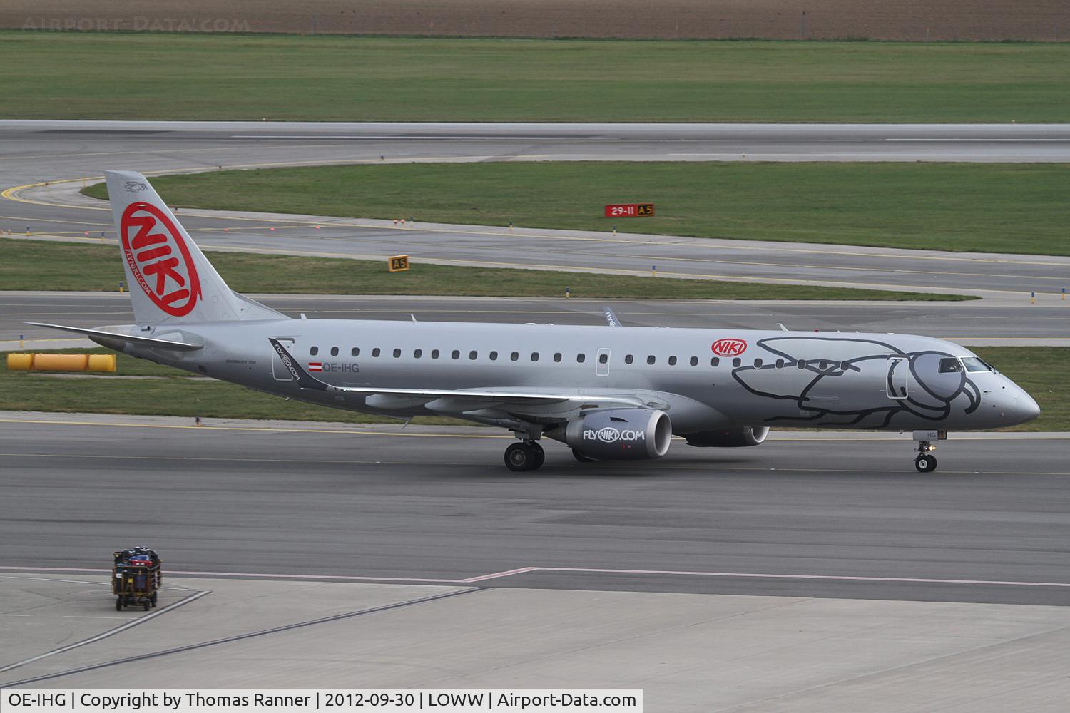 OE-IHG, 2011 Embraer 190LR (ERJ-190-100LR) C/N 19000435, Niki Embraer 190