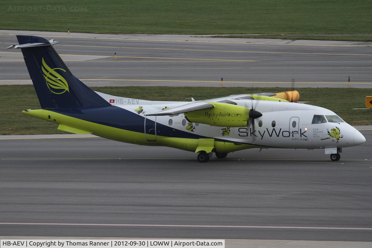 HB-AEV, 1995 Dornier 328-110 C/N 3056, Skywork Dornier 328