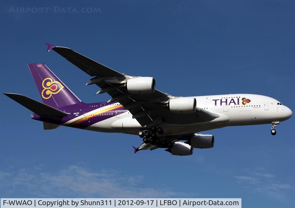 F-WWAO, 2012 Airbus A380-841 C/N 087, C/n 0087 - To be HS-TUA