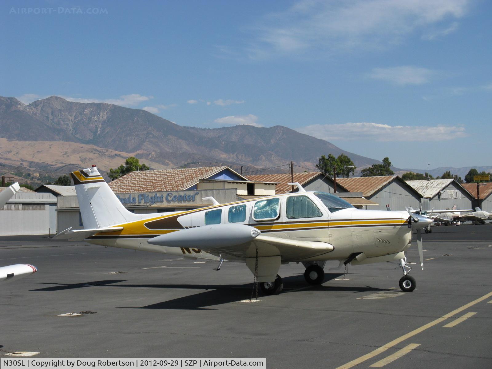 N30SL, 1972 Beech A36 Bonanza 36 C/N E-338, 1972 Beech A36 BONANZA, Continental IO-520 285 Hp