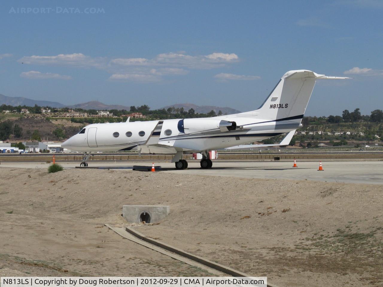 N813LS, 1984 Gulfstream Aerospace G-1159A Gulfstream III Gulfstream III C/N 443, 1984 Gulfstream Aerospace G-1159A GULFSTREAM III, two Rolls Royce SPEY RB.163 Mk 511-8 Turbofans, 11,400 lb st each, T-Tail, winglets. On SUN AIR JETS Ramp