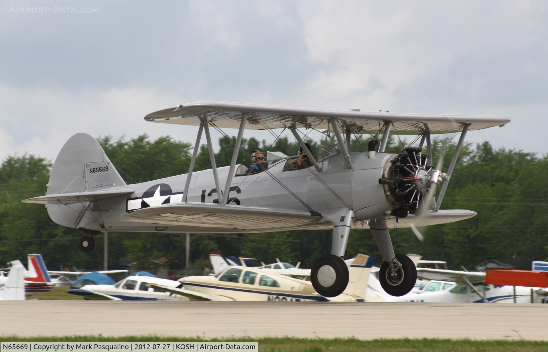 N65669, 1943 Boeing B75N1 C/N 75-7045, Stearman