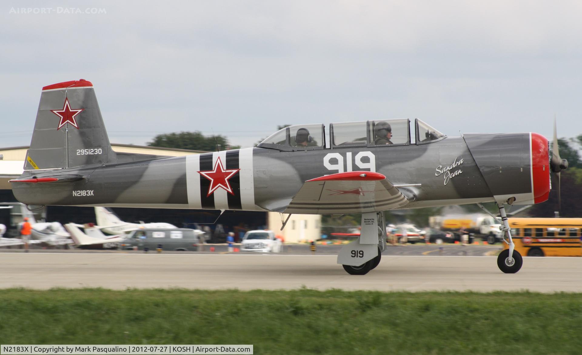 N2183X, Nanchang CJ-6 C/N 2951230, Nanchang CJ-6