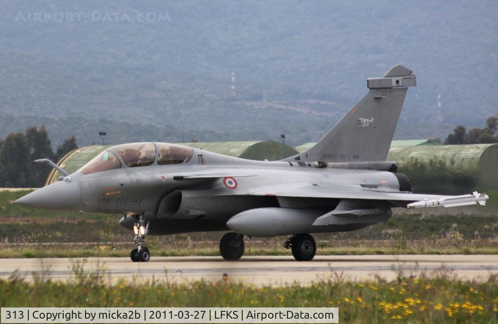 313, Dassault Rafale B C/N 313, Taxiing