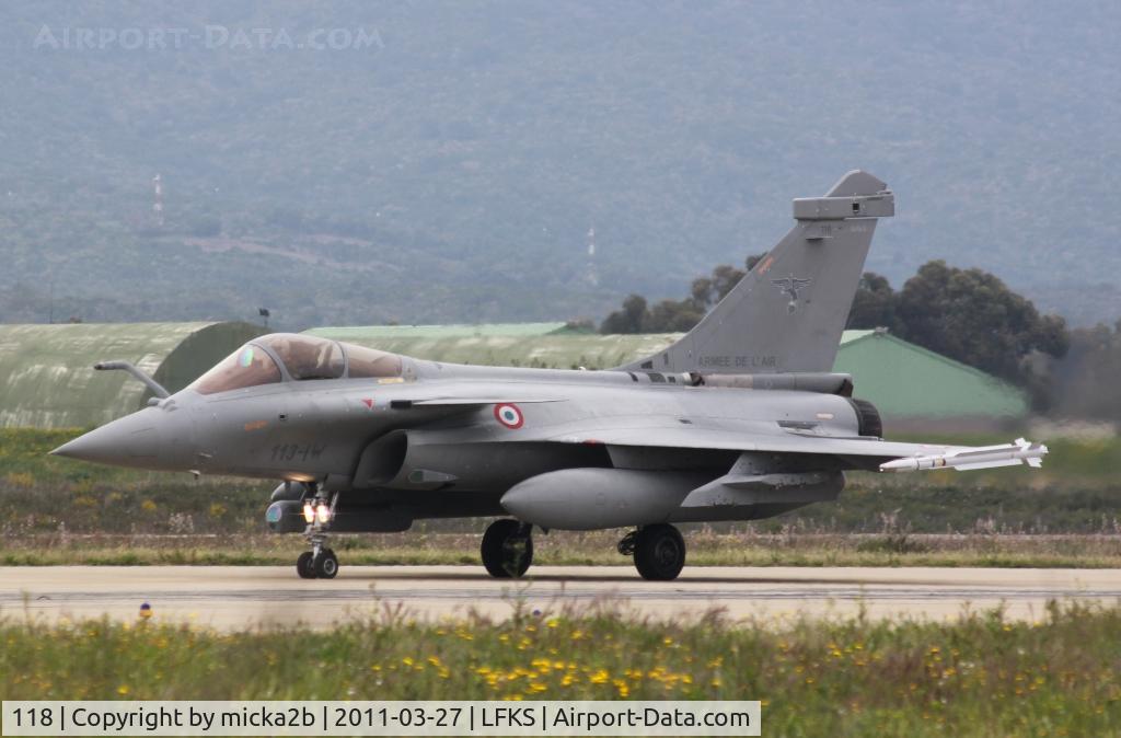 118, Dassault Rafale C C/N 118, Taxiing