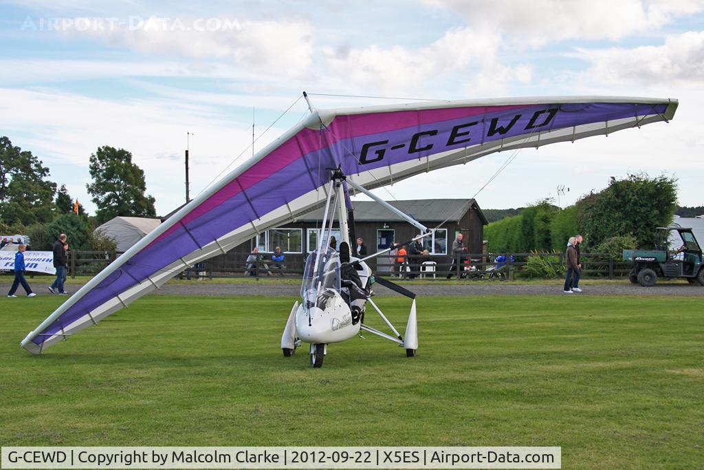 G-CEWD, Mainair Quik GT450 C/N 8330, Mainair Quik GT450, Great North Fly-In, Eshott Airfield UK, September 2012.
