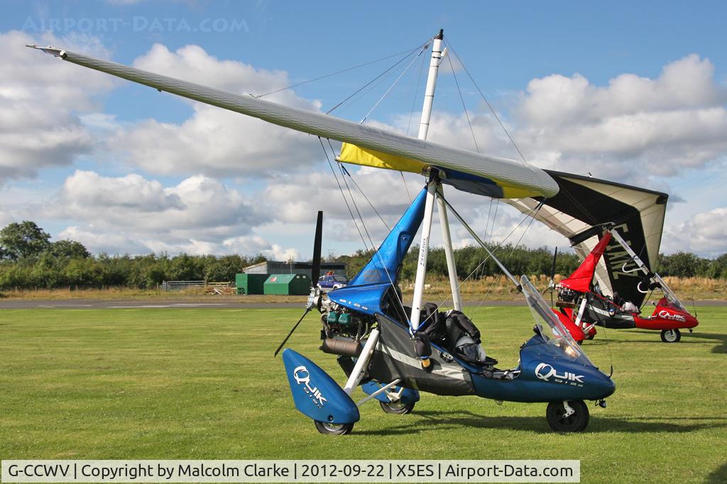 G-CCWV, 2004 Mainair PEGASUS QUIK C/N 8043, Mainair Pegasus Quik, Great North Fly-In, Eshott Airfield UK, September 2012.