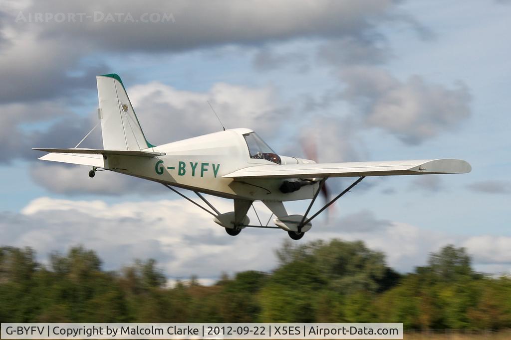 G-BYFV, 2002 Team Mini-Max 91 C/N PFA 186-13431, Team Minimax 91, Great North Fly-In, Eshott Airfield UK, September 2012.
