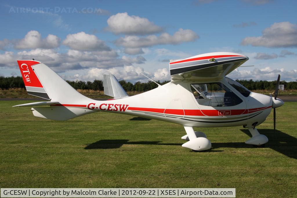 G-CESW, 2007 Flight Design CTSW C/N 8296, Flight Design CTSW, Great North Fly-In, Eshott Airfield UK, September 2012.