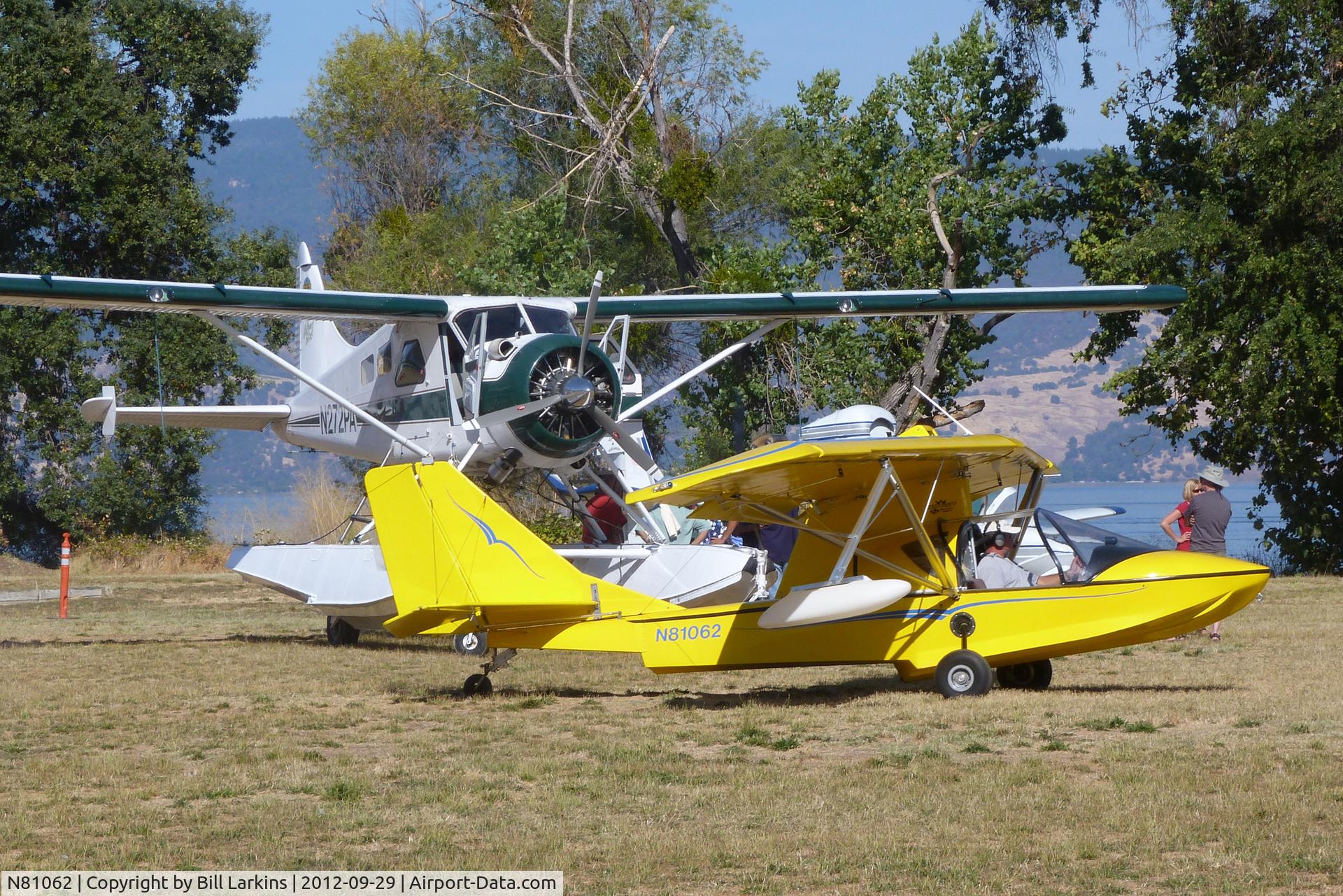 N81062, 2004 Progressive Aerodyne Searey C/N 1DK353C, 2012 Splash In at Lakeport.