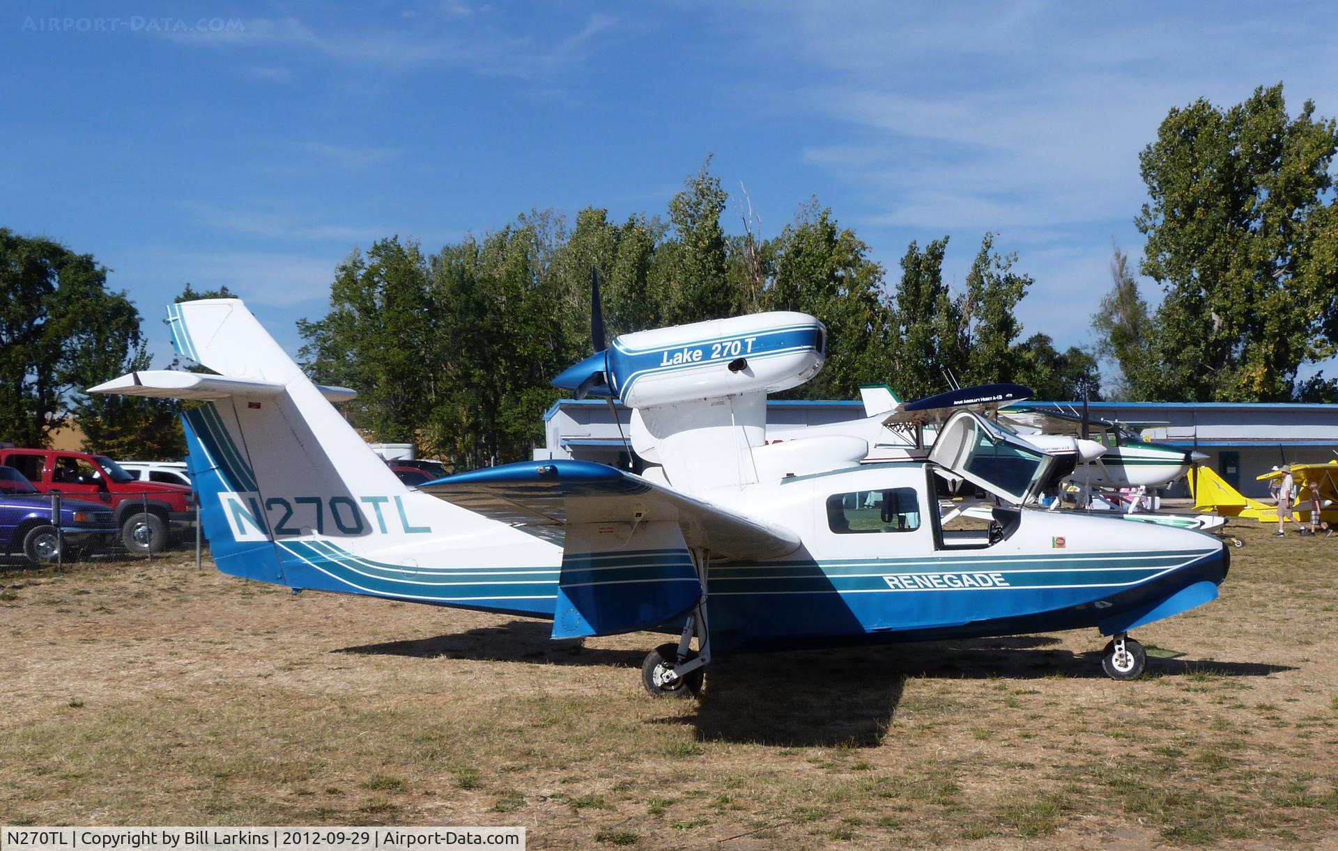 N270TL, 1989 Aerofab Inc LAKE 250 C/N 100, 2012 Splash In at Lakeport.