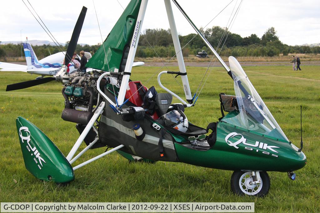 G-CDOP, 2005 P&M Aviation Pegasus Quik C/N 8129, P And M Aviation Pegasus Quik, Great North Fly-In, Eshott Airfield UK, September 2012.