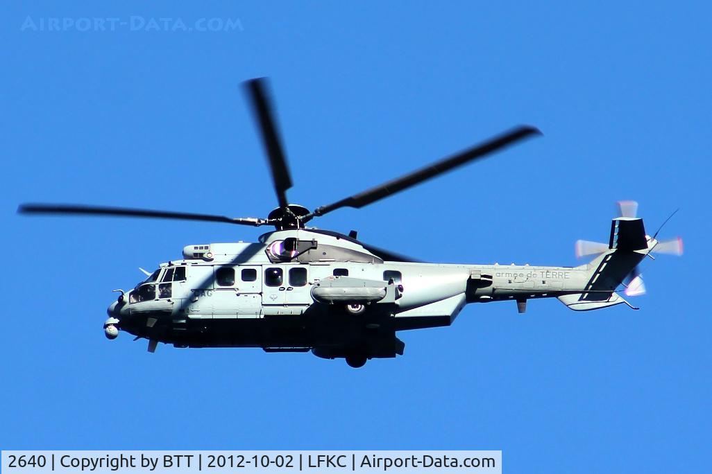 2640, Eurocopter EC-725AP Caracal C/N 2640, First coded BJS and now CAG
Special forces helicopter