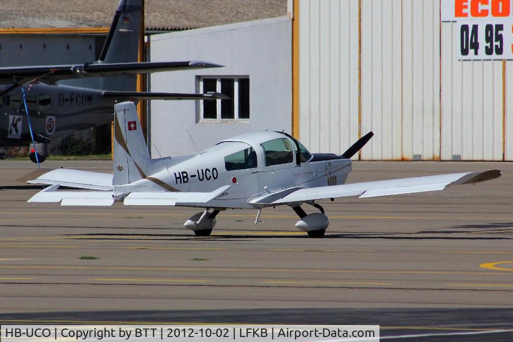HB-UCO, 1979 American General AA-5B C/N AA5B-1078, Parked